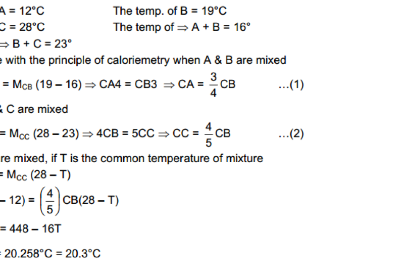 Calorimetry HC Verma Concepts of Physics Solutions