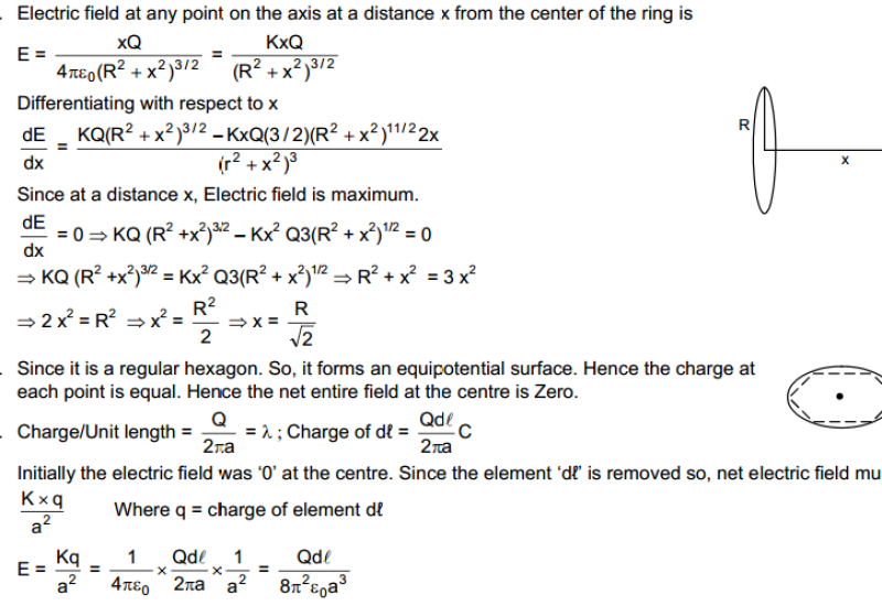 Electric Field and Potential HC Verma Concepts of Physics Solutions-18