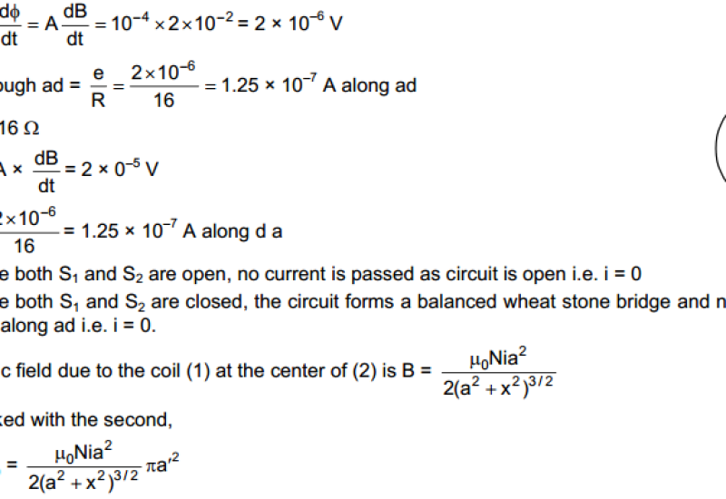 Electromagnetic Induction HC Verma Concepts of Physics Solutions