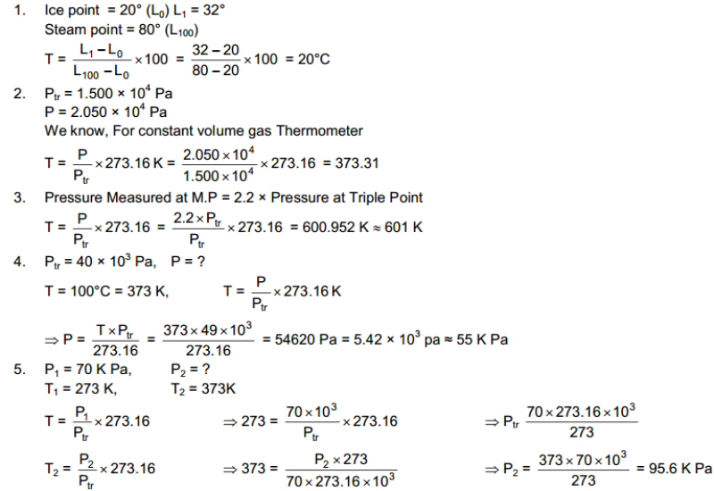 Heat and Temperature HC Verma Concepts of Physics Solutions