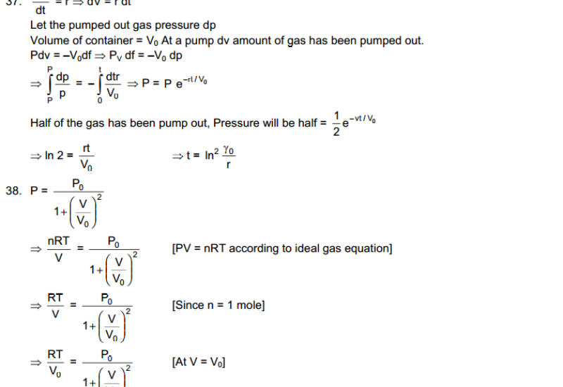 Kinetic Theory of Gases HC Verma Concepts of Physics Solutions