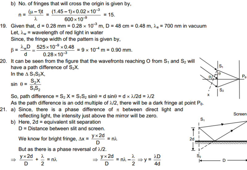 Light Waves HC Verma Concepts of Physics Solutions
