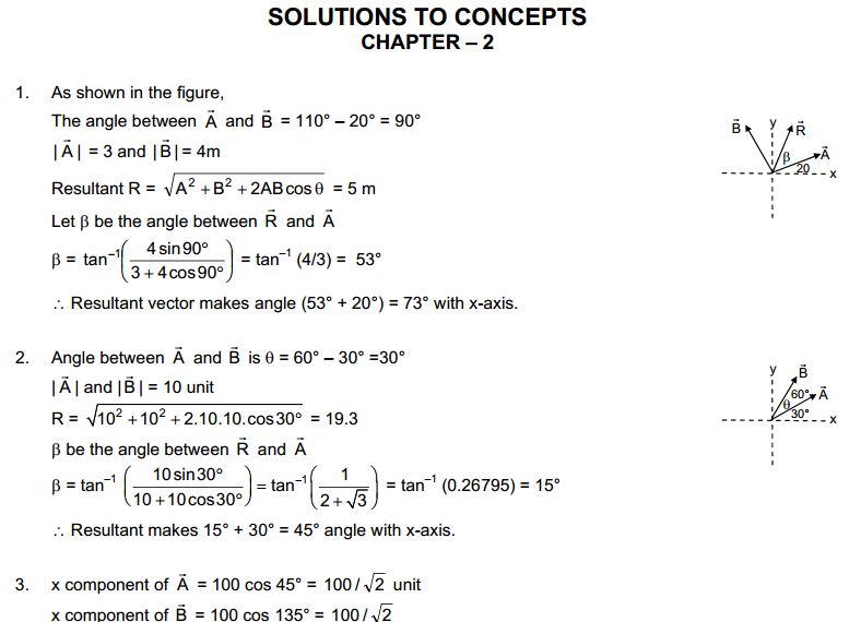 Physics and Mathematics HC Verma Solutions to Concepts Chapter 1