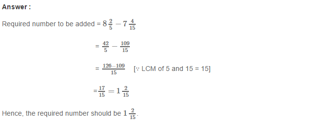 Fractions RS Aggarwal Class 7 Maths Solutions Exercise 1A