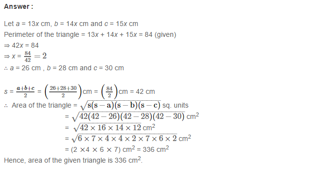 Mensuration RS Aggarwal CBSE Class 7 Maths Solutions Exercise 20D