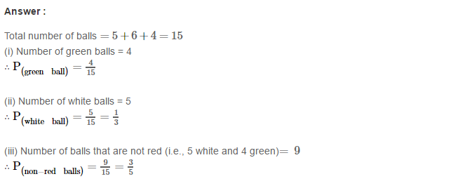 CBSE Probability RS Aggarwal Class 8 Solutions
