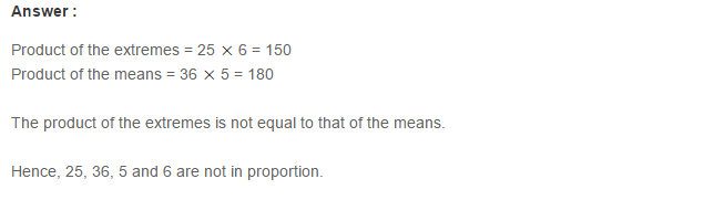 Ratio and Proportion RS Aggarwal Class 7 Maths Solutions CCE Test Paper