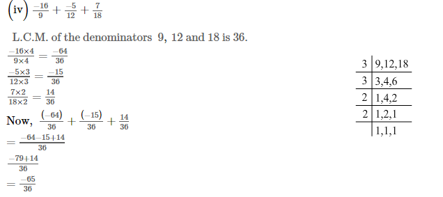 Rational Numbers RS Aggarwal CBSE Class 7 Maths Solutions Exercise 4C